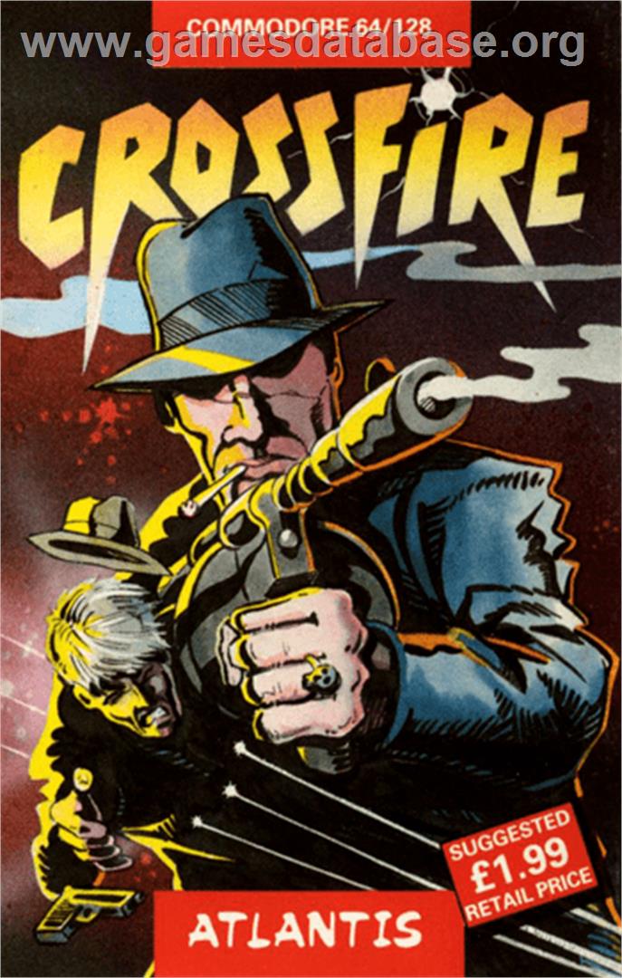 Crossfire - Commodore 64 - Artwork - Box