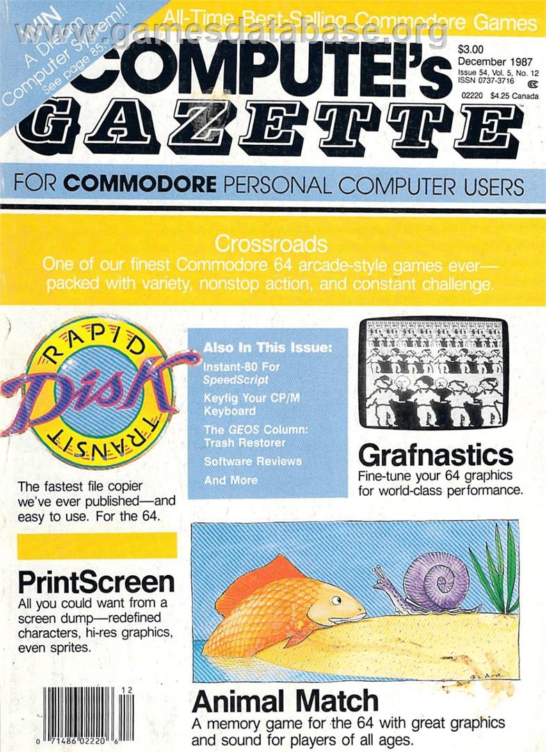 Crossroads (Compute!) - Commodore 64 - Artwork - Box