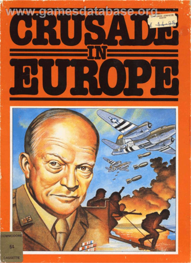 Crusade in Europe - Commodore 64 - Artwork - Box