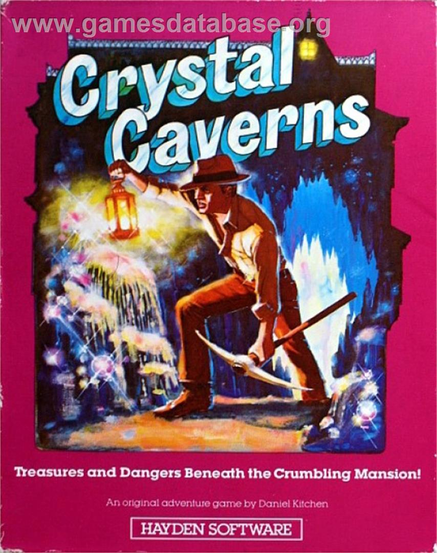 Crystal Caverns (Hayden Book) - Commodore 64 - Artwork - Box