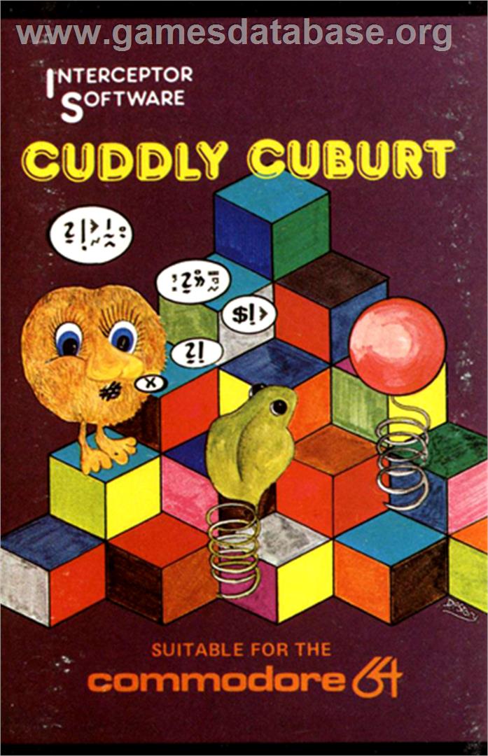 Cuddly Cuburt - Commodore 64 - Artwork - Box