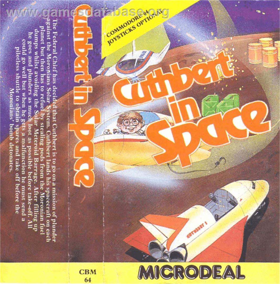 Cuthbert in Space - Commodore 64 - Artwork - Box