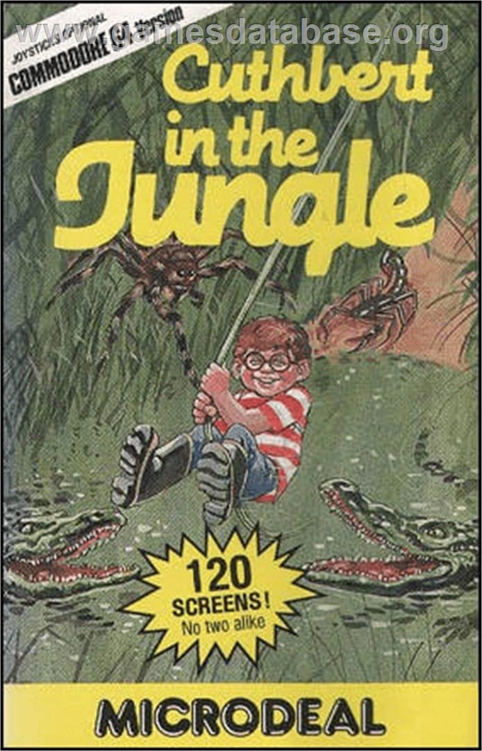 Cuthbert in the Jungle - Commodore 64 - Artwork - Box