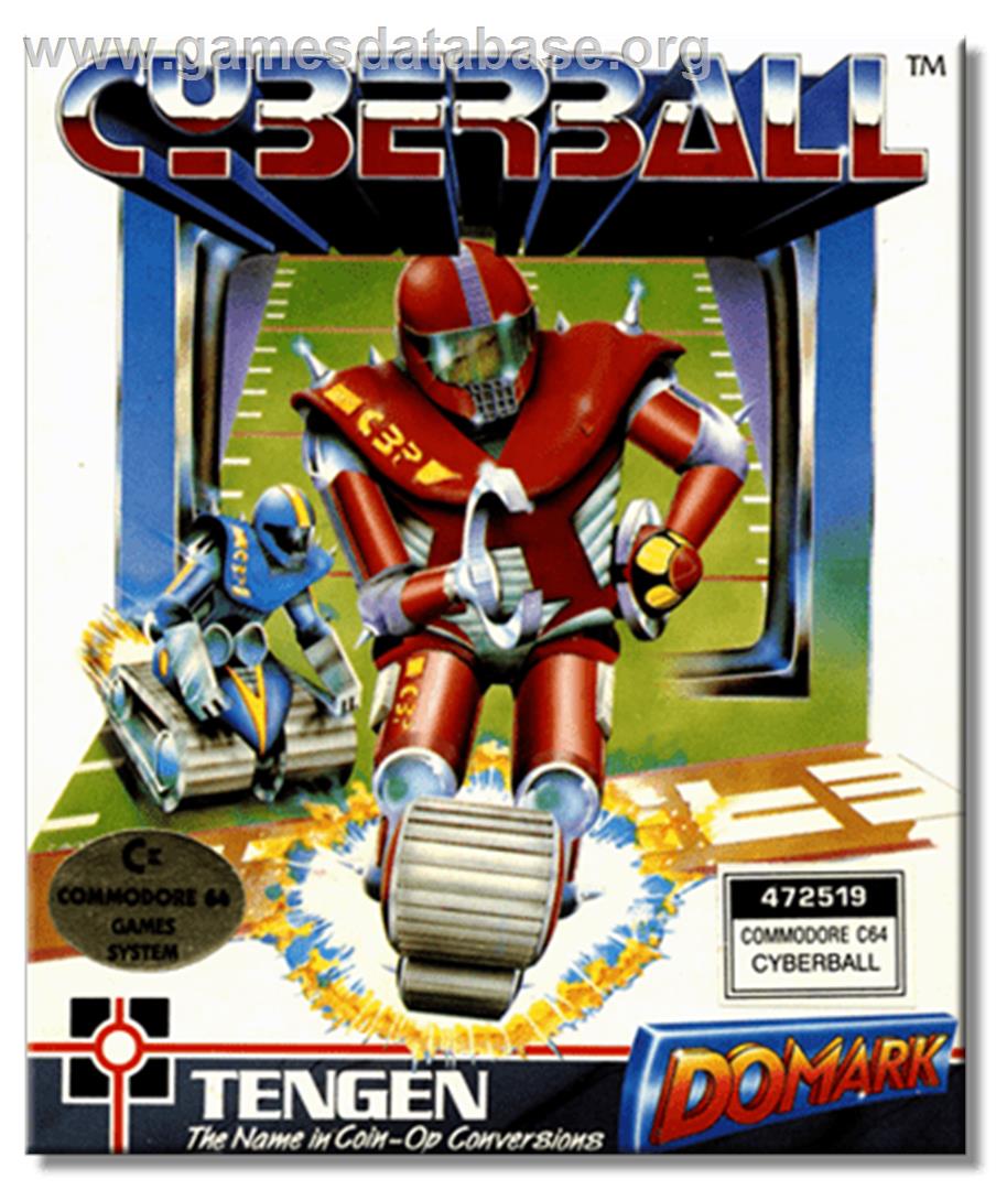 Cyberball - Commodore 64 - Artwork - Box