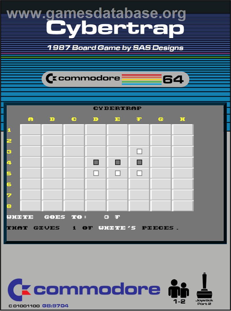 Cybertrap - Commodore 64 - Artwork - Box
