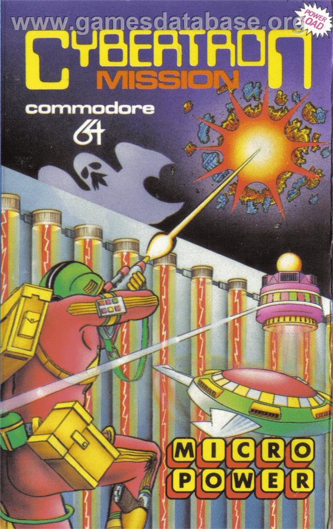 Cybertron Mission - Commodore 64 - Artwork - Box