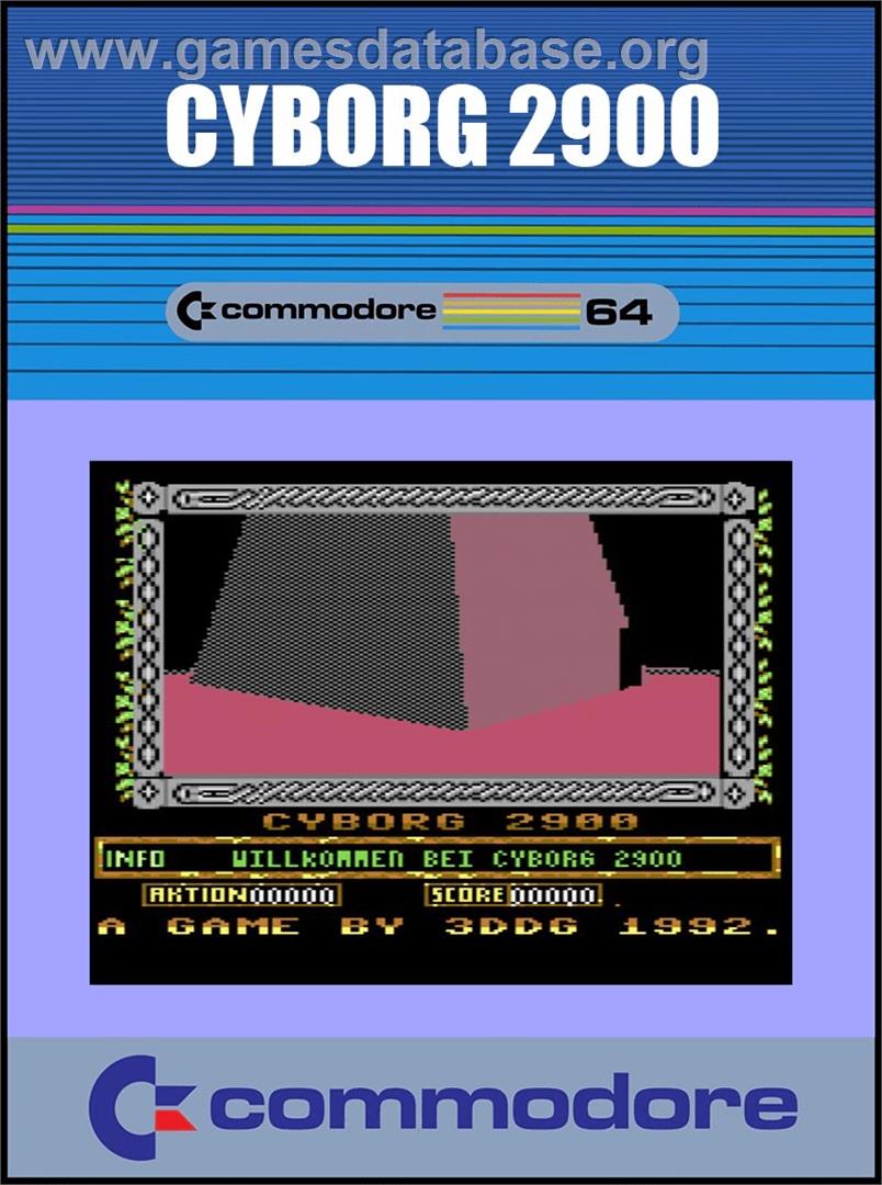 Cyborg 2900 - Commodore 64 - Artwork - Box