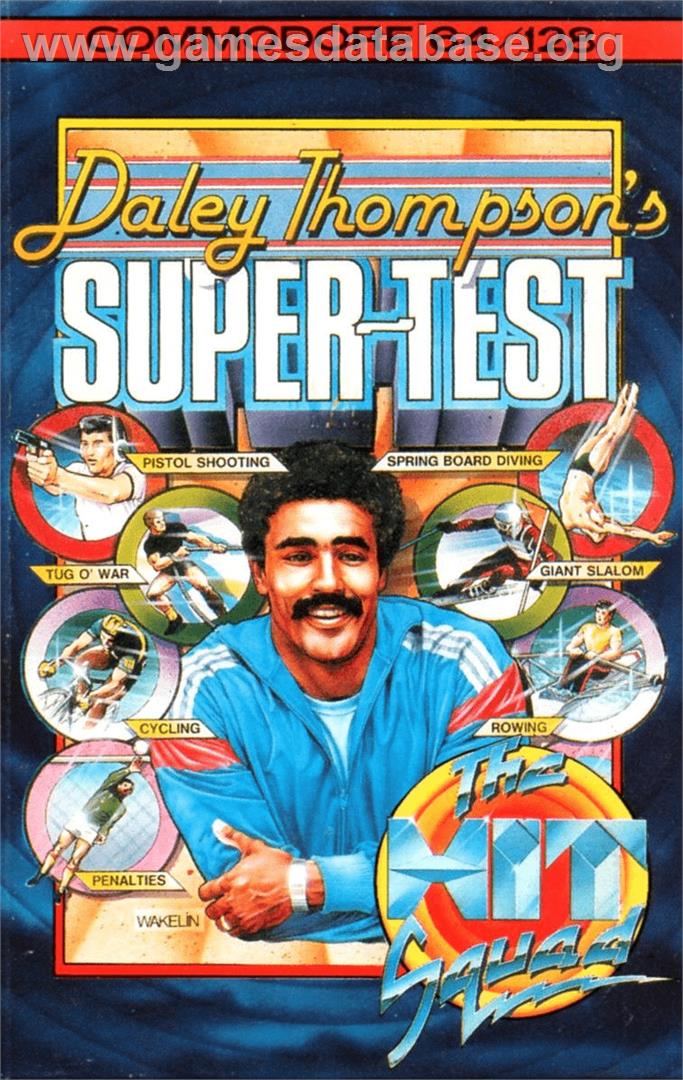 Daley Thompson's Super-test - Commodore 64 - Artwork - Box