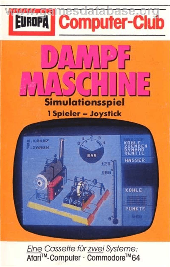 Dampfmaschine - Commodore 64 - Artwork - Box