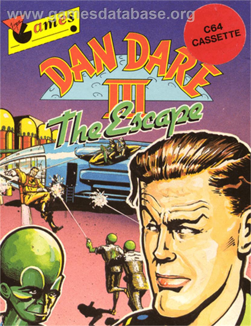 Dan Dare III: The Escape - Commodore 64 - Artwork - Box
