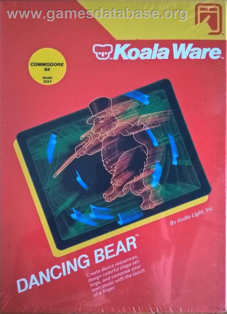 Dancing Bear - Commodore 64 - Artwork - Box