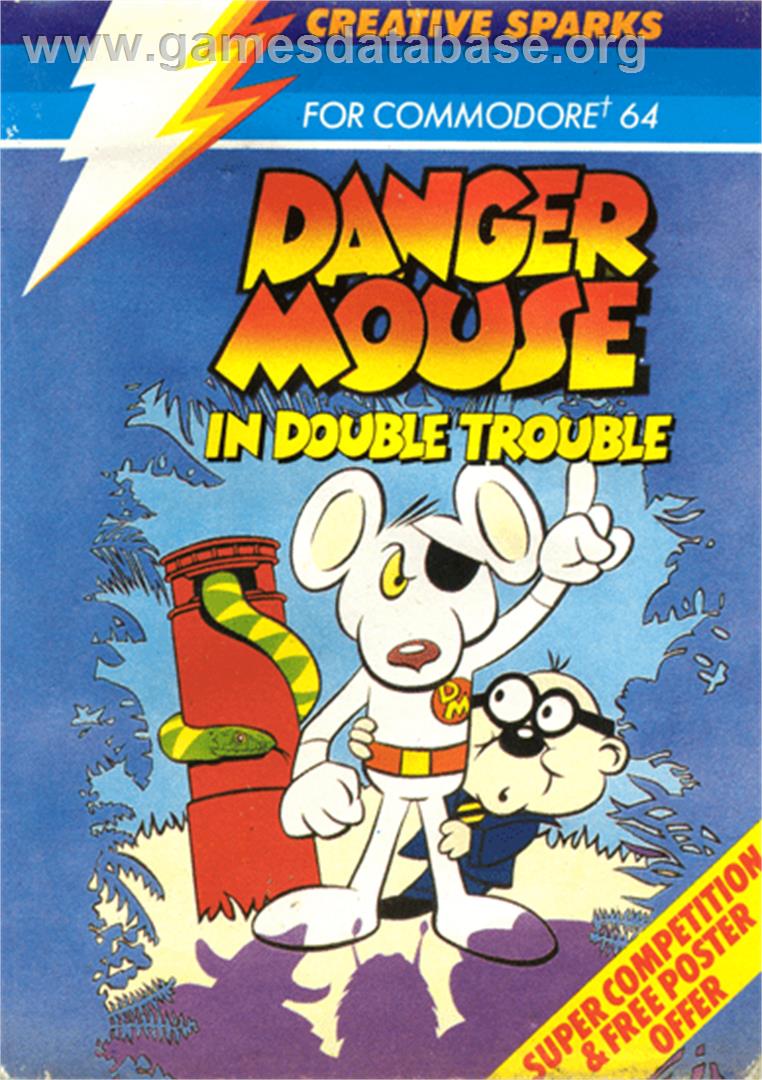 Danger Mouse in Double Trouble - Commodore 64 - Artwork - Box