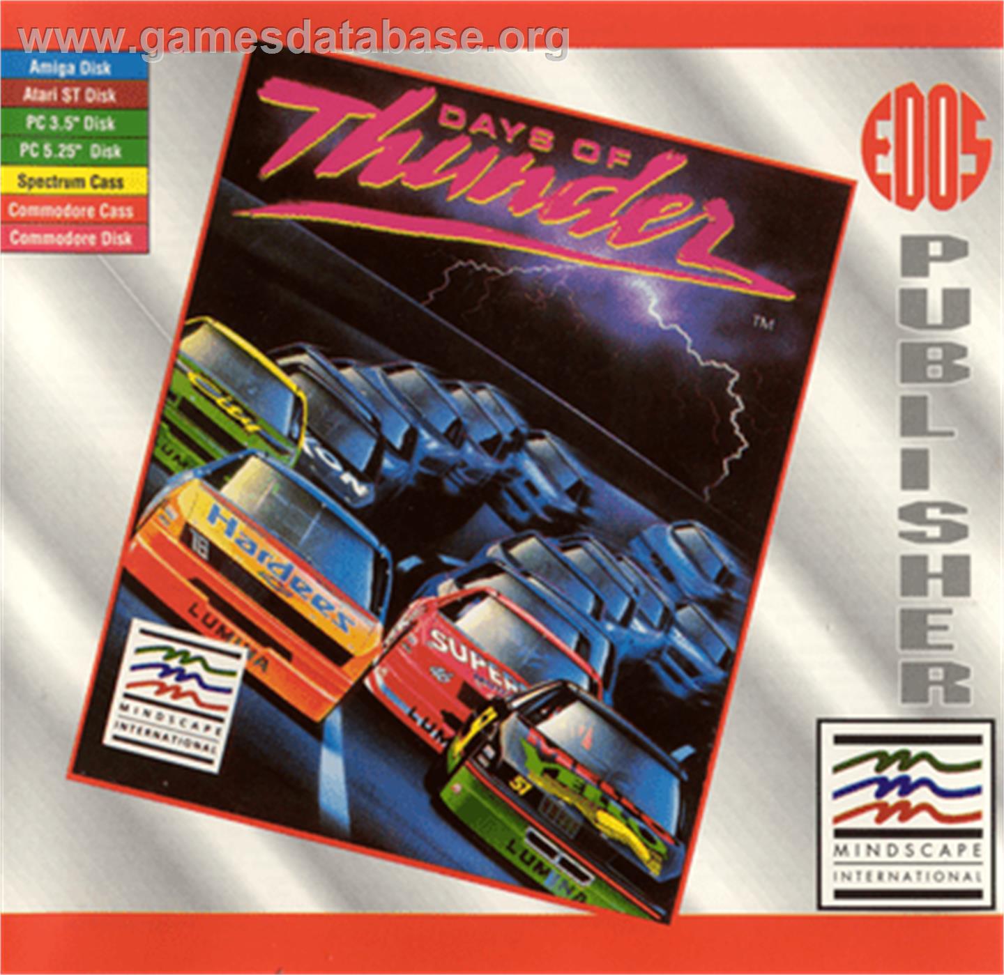 Days of Thunder - Commodore 64 - Artwork - Box