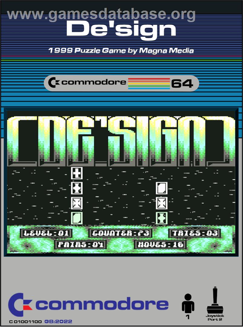 De'sign - Commodore 64 - Artwork - Box