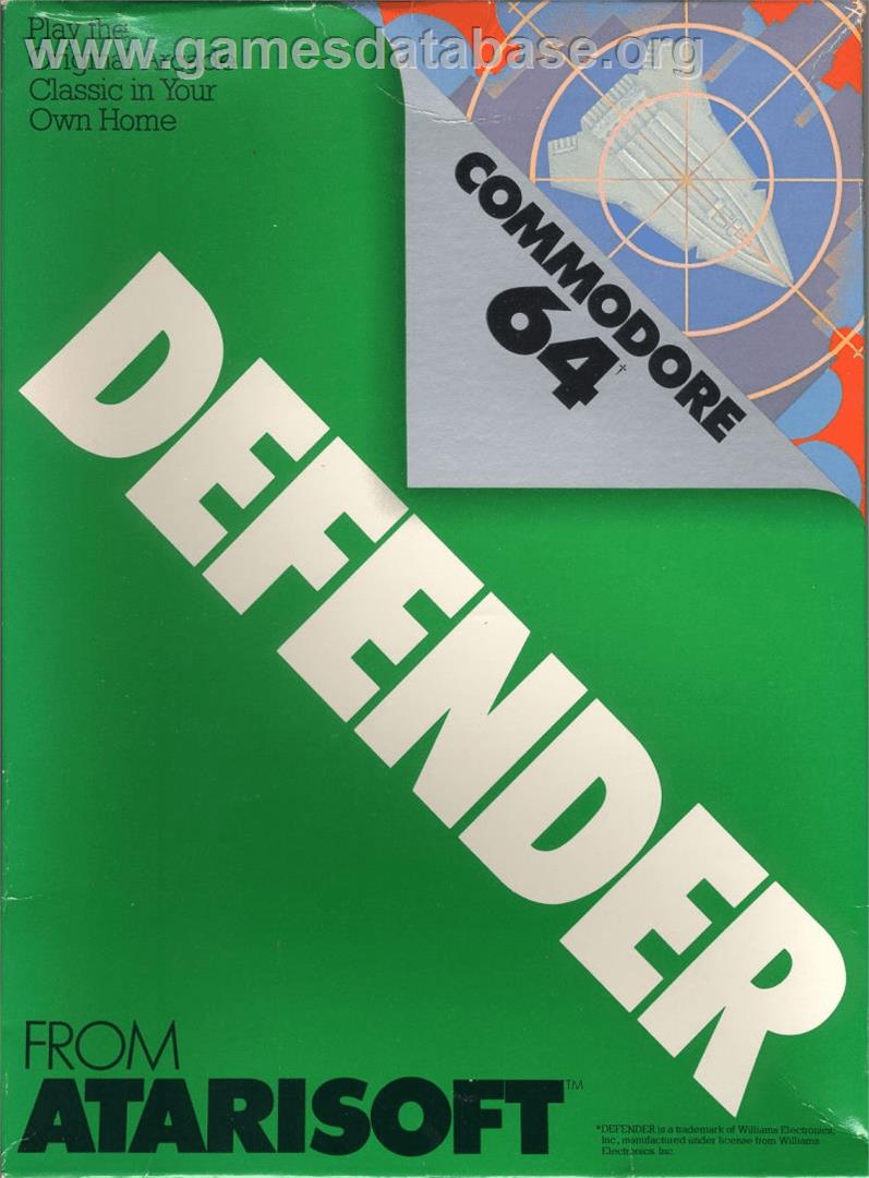 Defender (Magna Media) - Commodore 64 - Artwork - Box