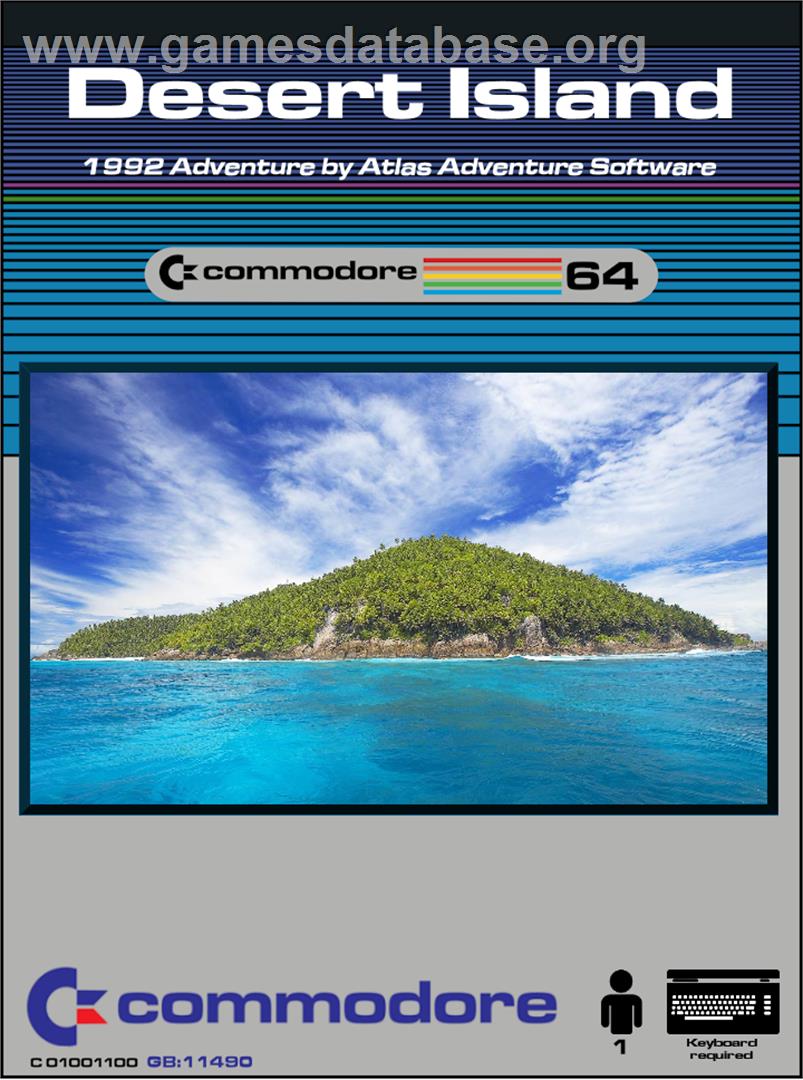 Desert Island - Commodore 64 - Artwork - Box