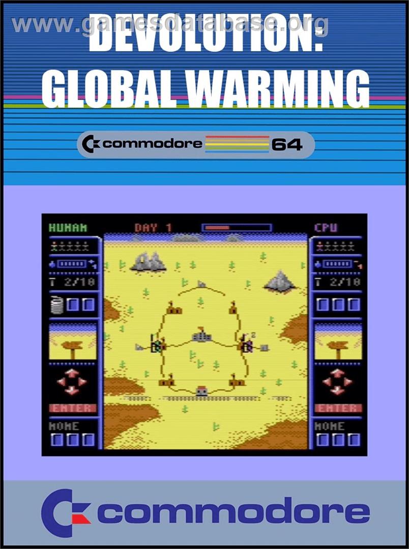 Devolution - Global Warming - Commodore 64 - Artwork - Box