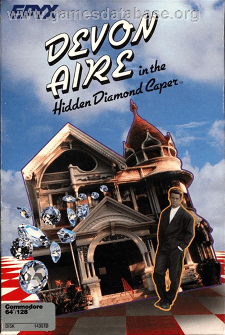 Devon Aire in the Hidden Diamond Caper - Commodore 64 - Artwork - Box