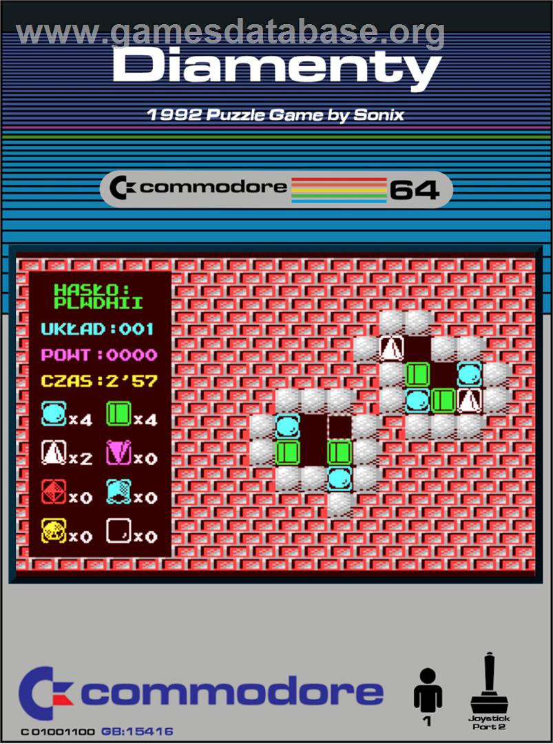 Diamenty - Commodore 64 - Artwork - Box