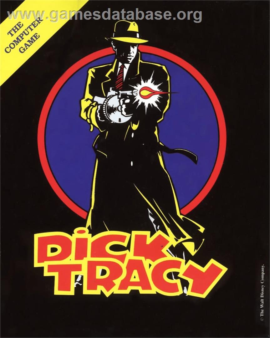 Dick Tracy - Commodore 64 - Artwork - Box