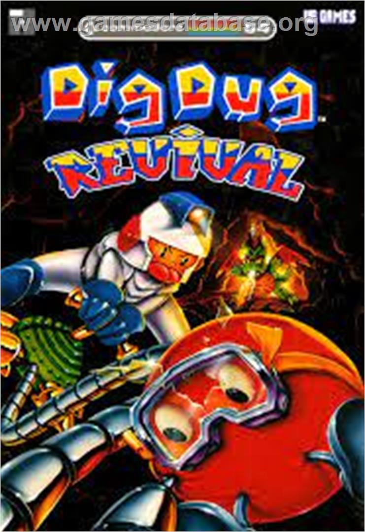 Dig Dug Revival - Commodore 64 - Artwork - Box