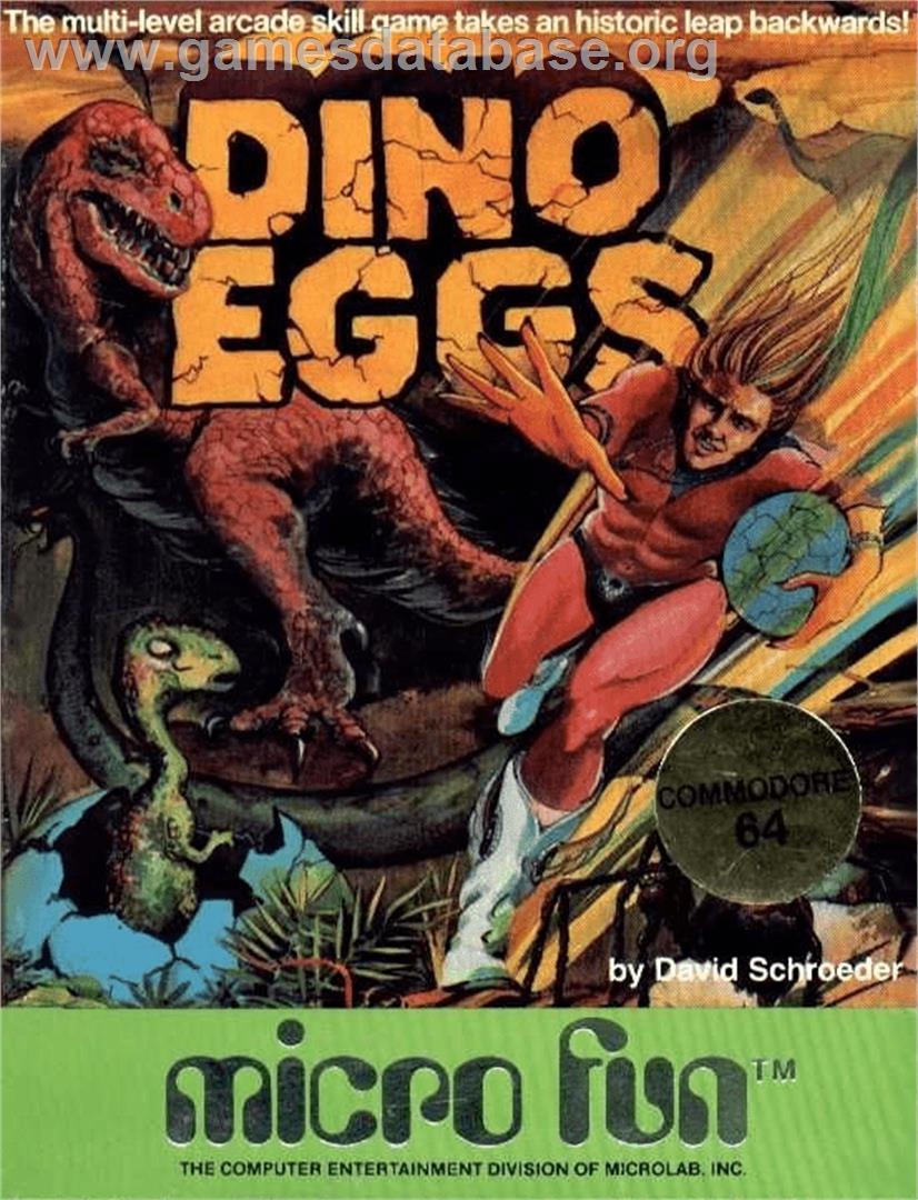 Dino Eggs - Commodore 64 - Artwork - Box