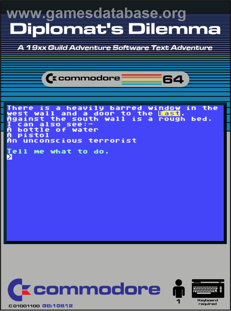 Diplomat's Dilemma - Commodore 64 - Artwork - Box