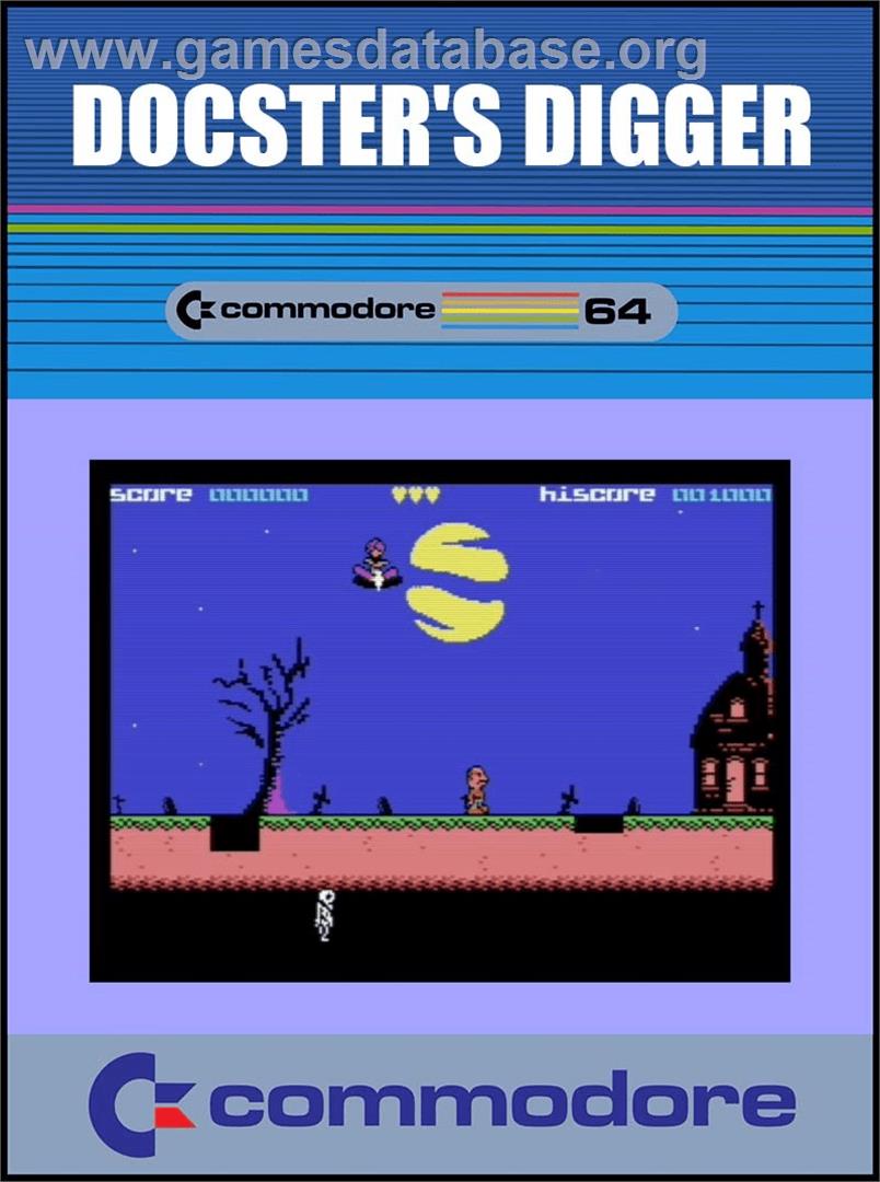 Docster's Digger - Commodore 64 - Artwork - Box
