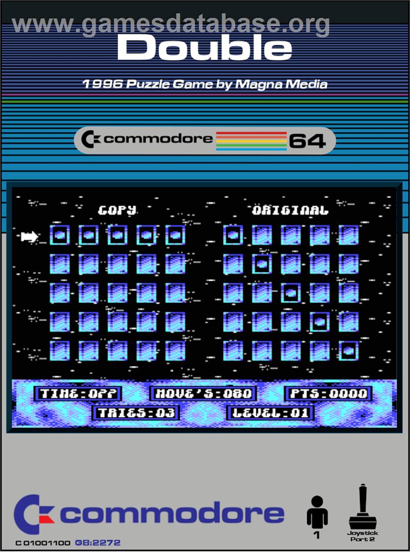 Double - Commodore 64 - Artwork - Box