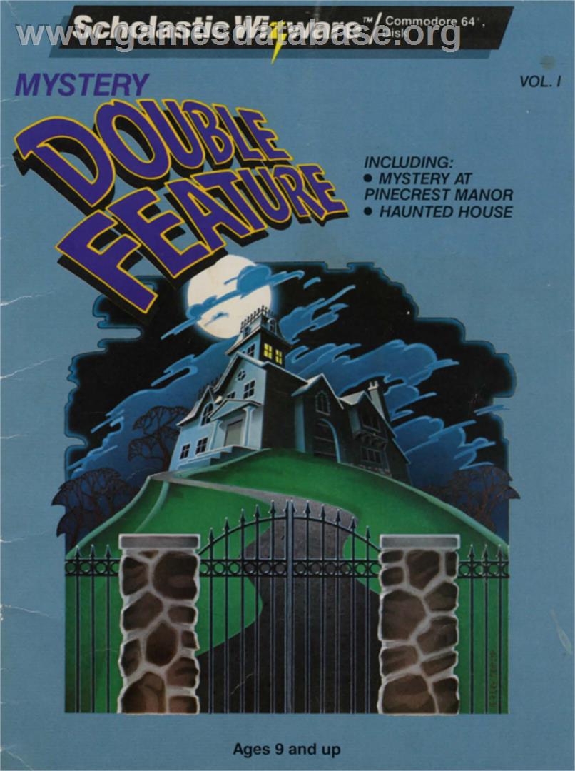 Double Feature - Haunted House - Commodore 64 - Artwork - Box