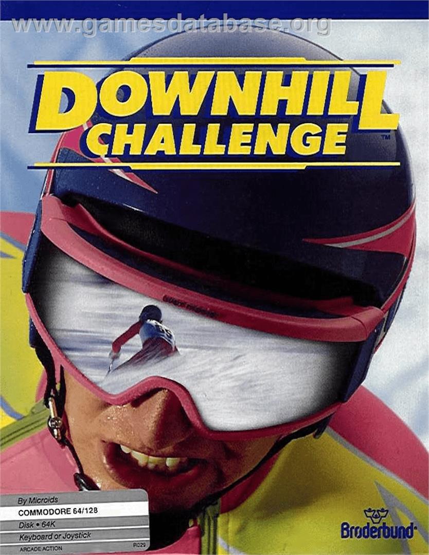 Downhill Challenge (2018) - Commodore 64 - Artwork - Box