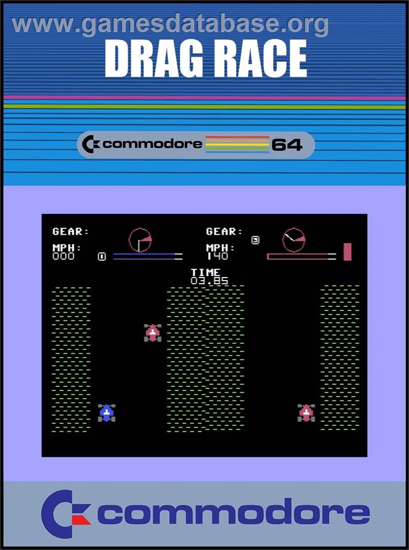 Drag Race - Commodore 64 - Artwork - Box
