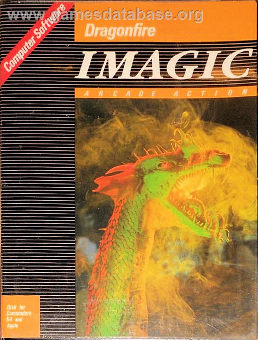Dragonfire - Commodore 64 - Artwork - Box