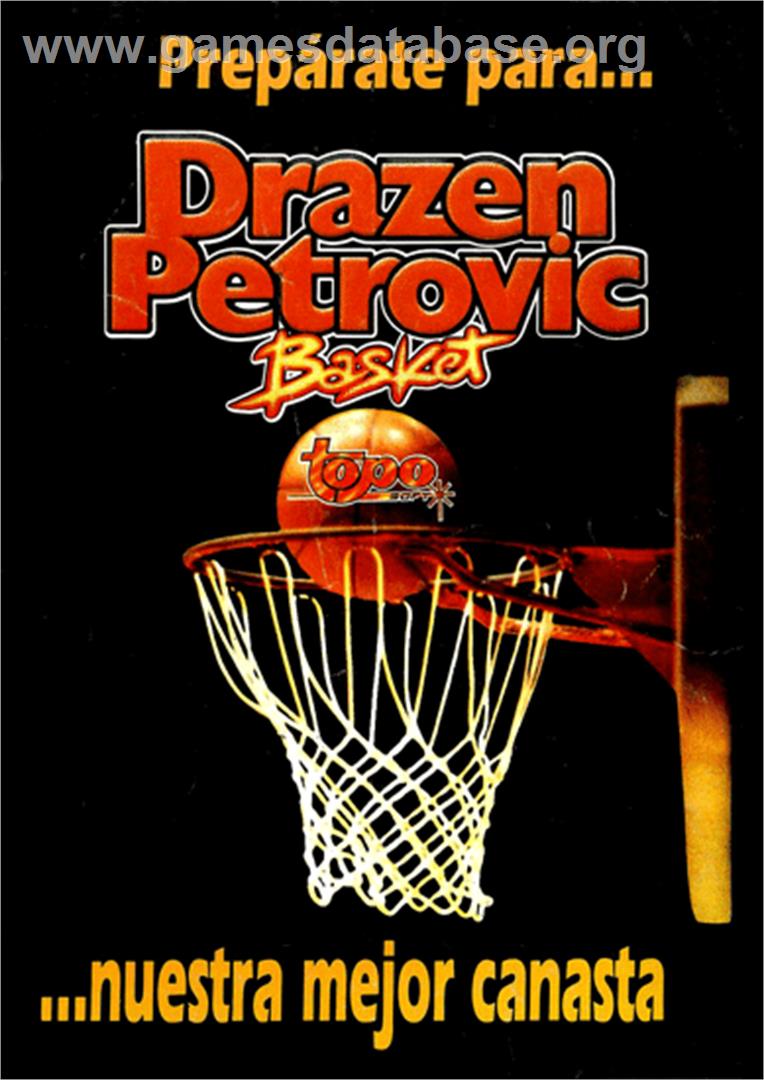 Drazen Petrovic Basket - Commodore 64 - Artwork - Box