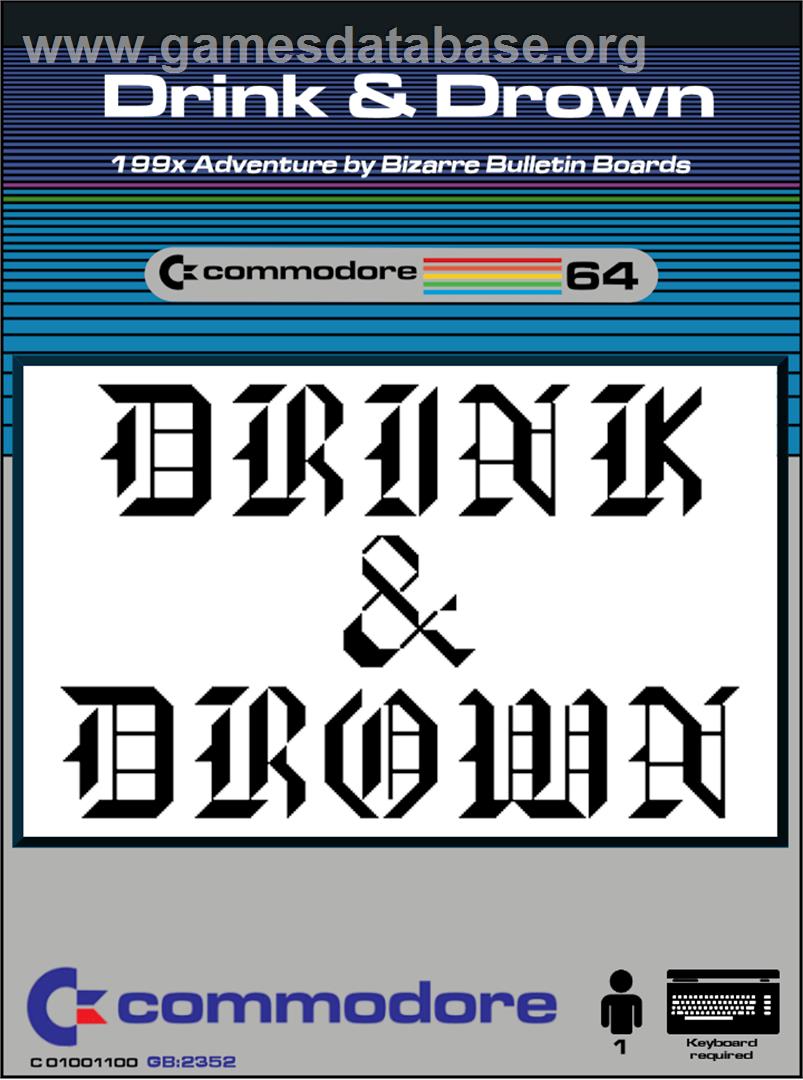 Drink And Drown - Commodore 64 - Artwork - Box