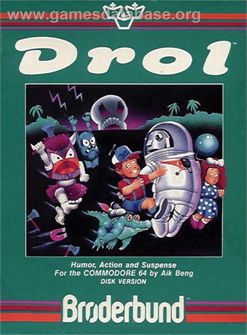 Drol - Commodore 64 - Artwork - Box