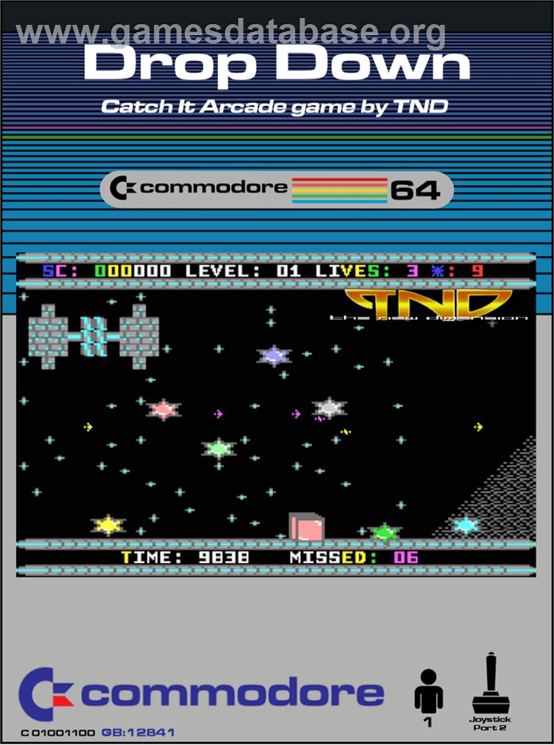 Drop Down - Commodore 64 - Artwork - Box