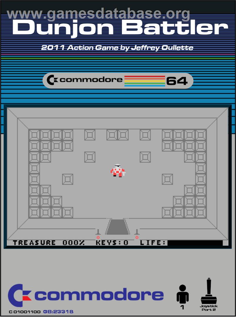 Dunjon Battler - Commodore 64 - Artwork - Box
