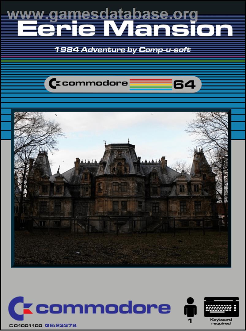 Eerie Mansion - Commodore 64 - Artwork - Box