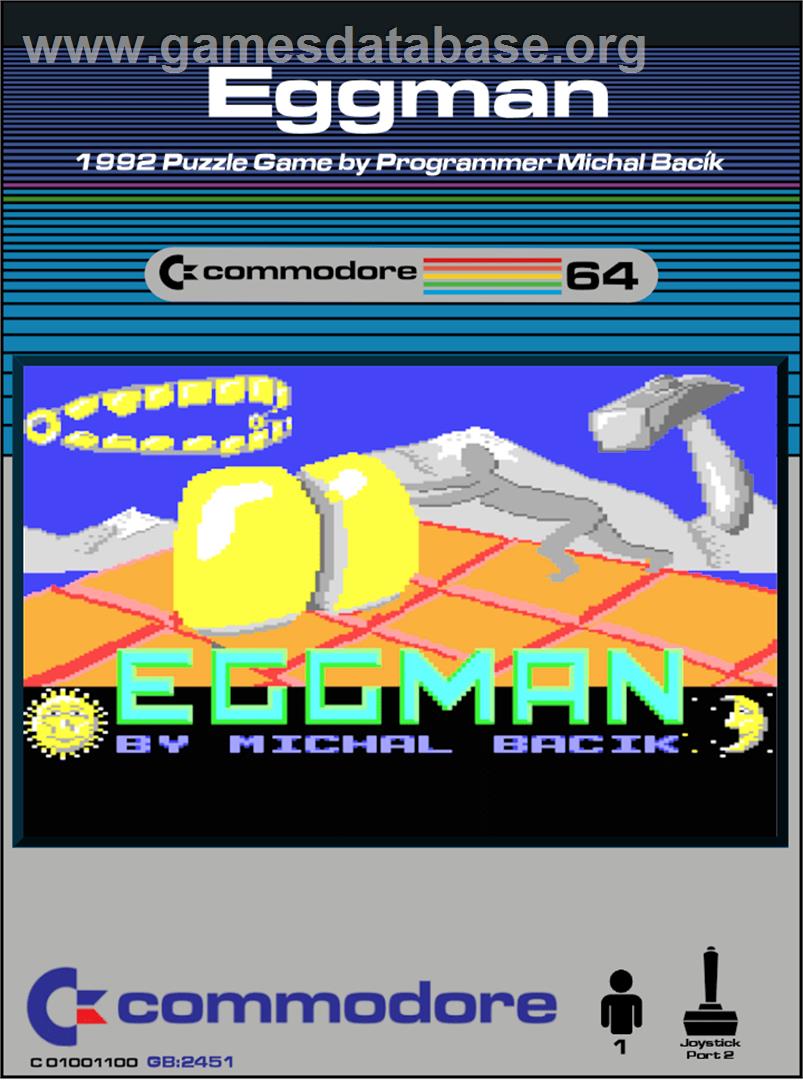 Eggman - Commodore 64 - Artwork - Box