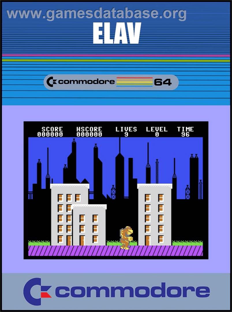 Elav - Commodore 64 - Artwork - Box