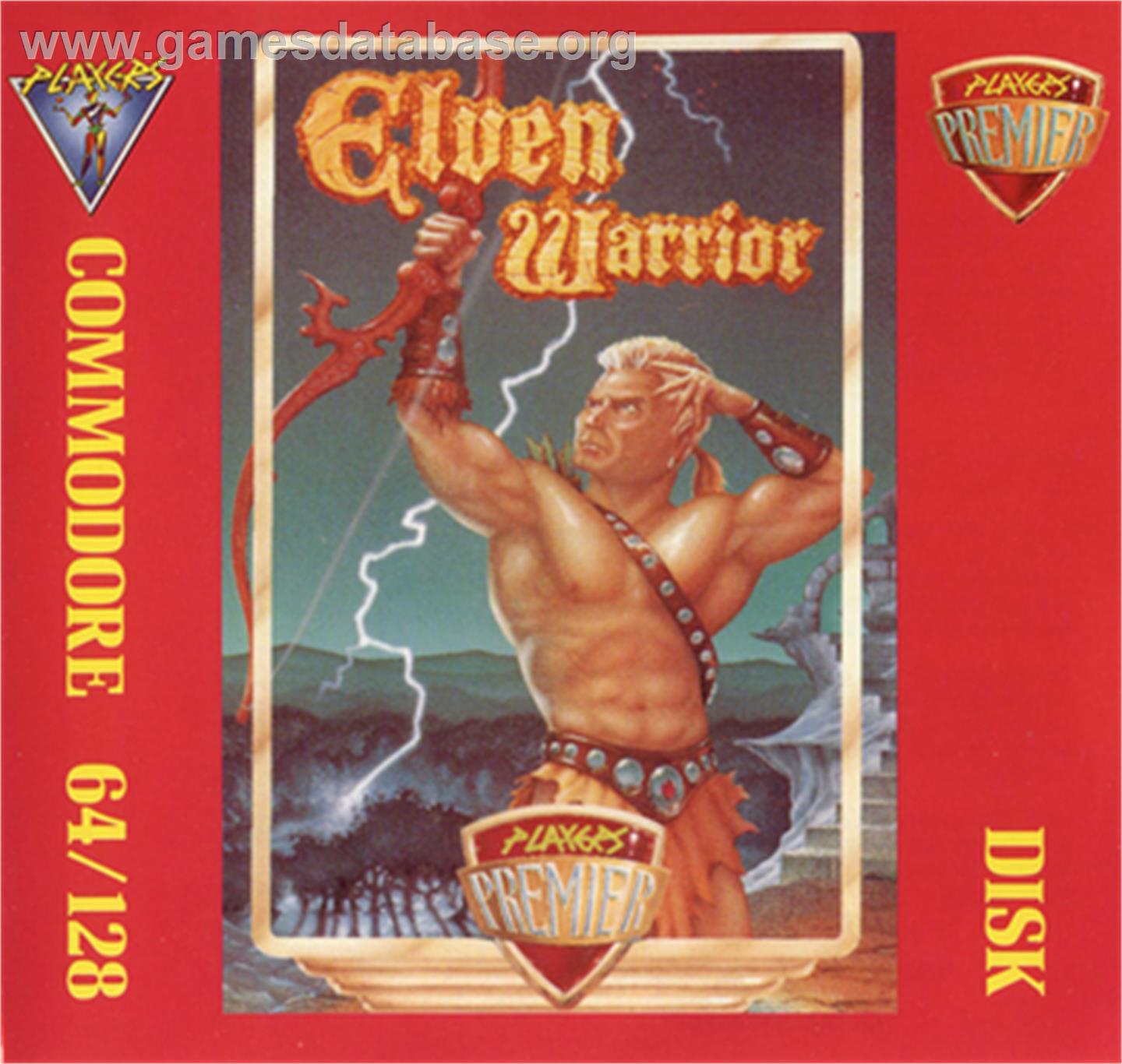Elven Warrior - Commodore 64 - Artwork - Box