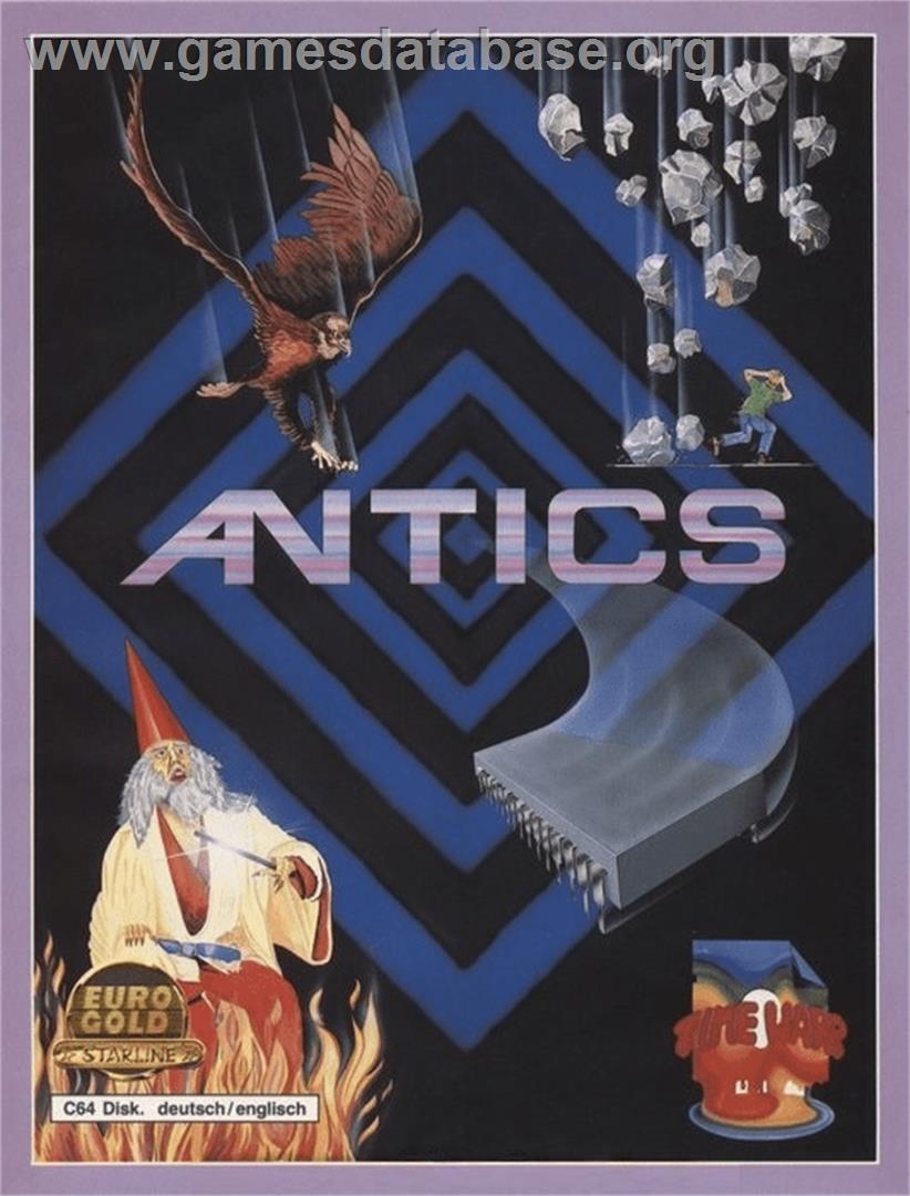 Elvin - Antics - Commodore 64 - Artwork - Box
