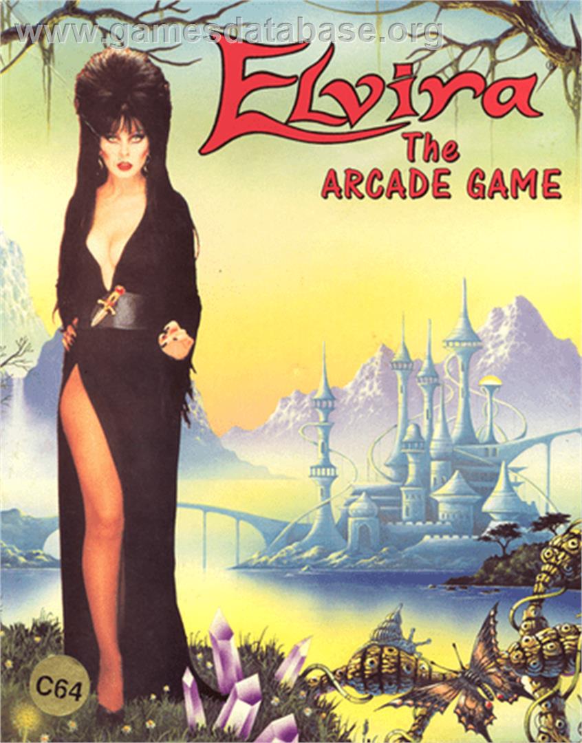 Elvira: The Arcade Game - Commodore 64 - Artwork - Box
