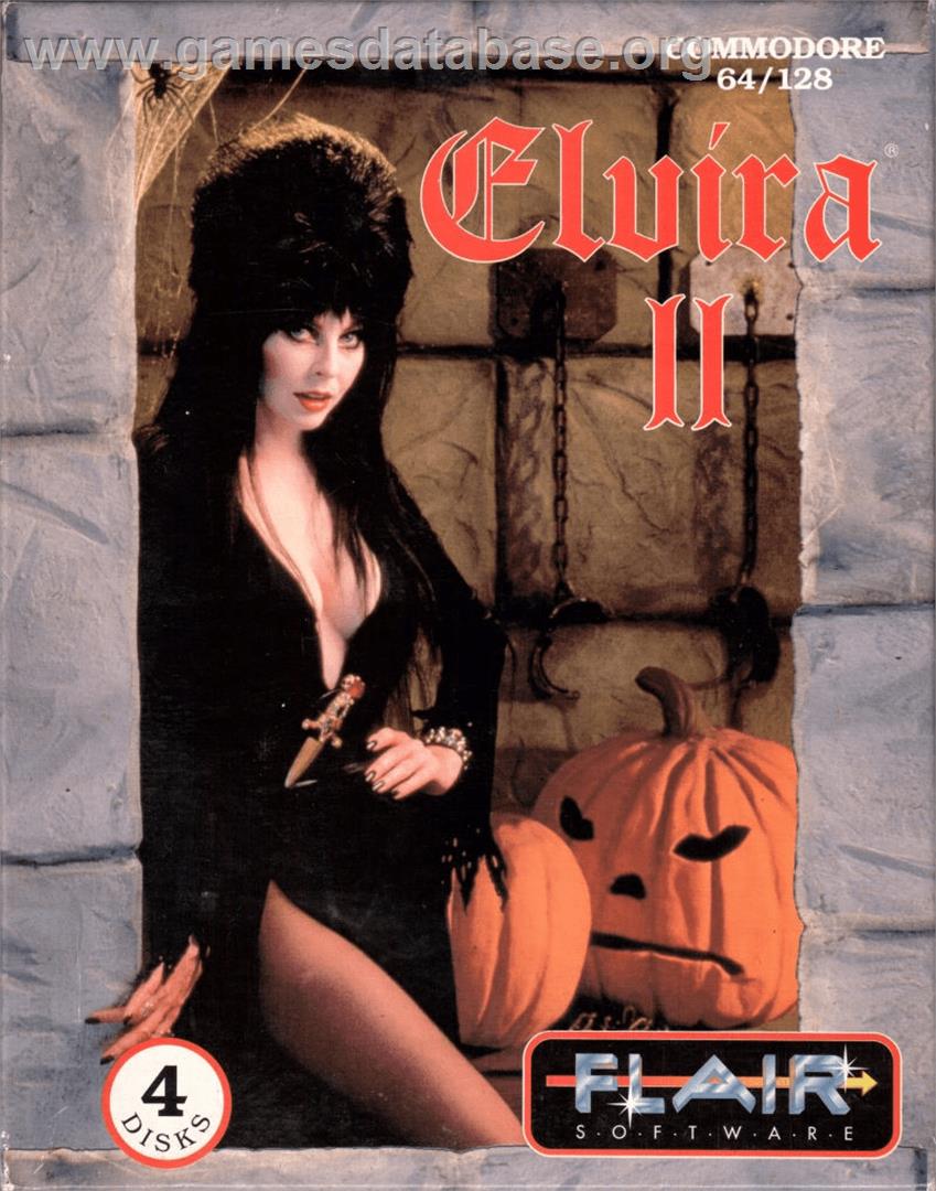 Elvira 2 - Commodore 64 - Artwork - Box