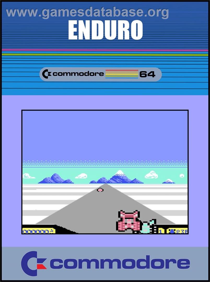 Enduro! - Commodore 64 - Artwork - Box