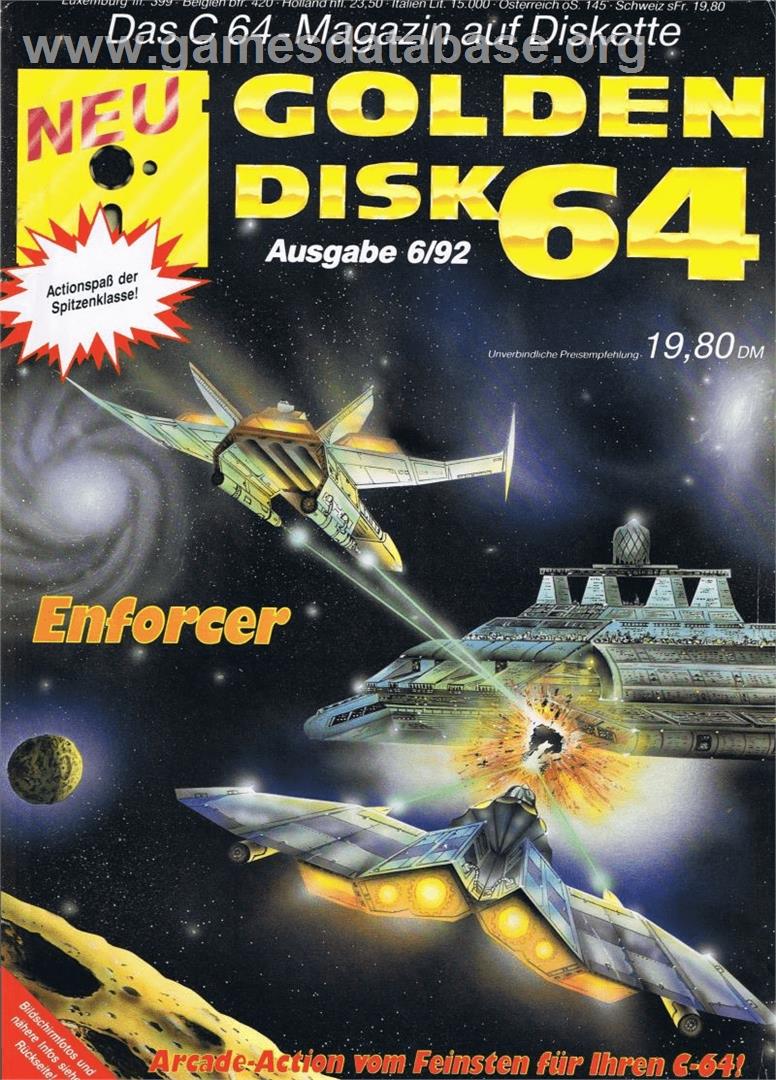 Enforcer - Fullmetal Megablaster - Commodore 64 - Artwork - Box
