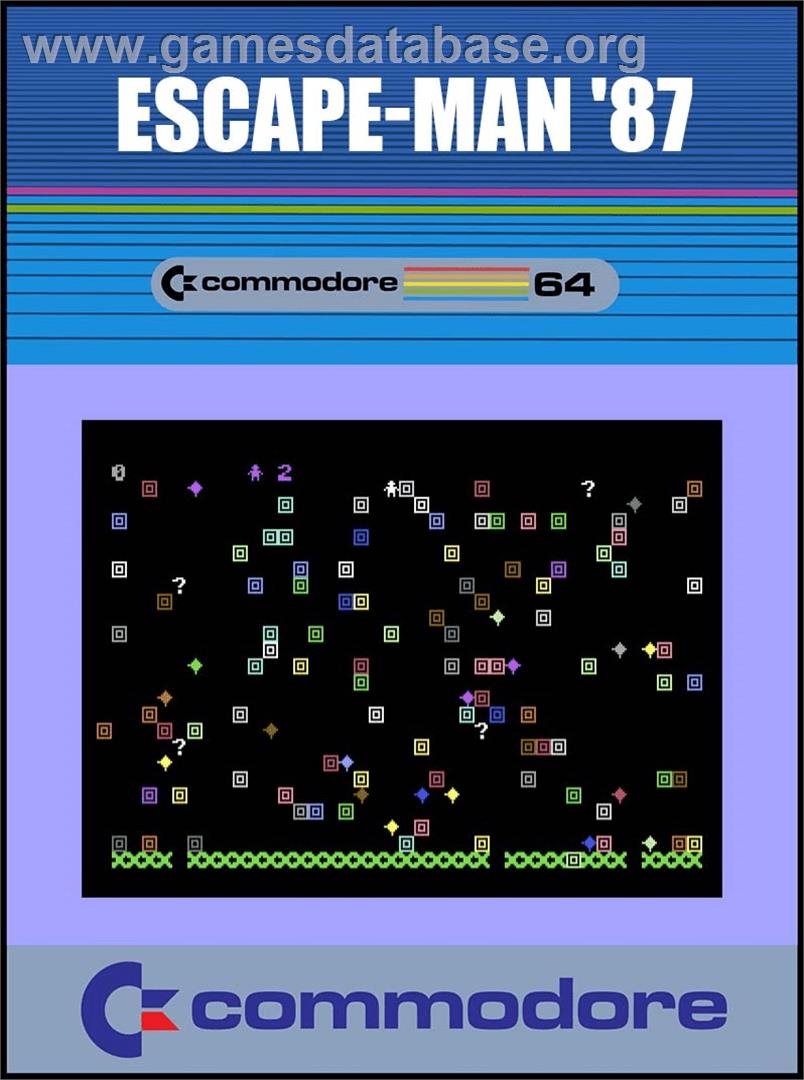 Escape-man '87 - Commodore 64 - Artwork - Box