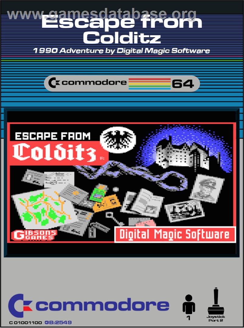 Escape From Colditz - Commodore 64 - Artwork - Box