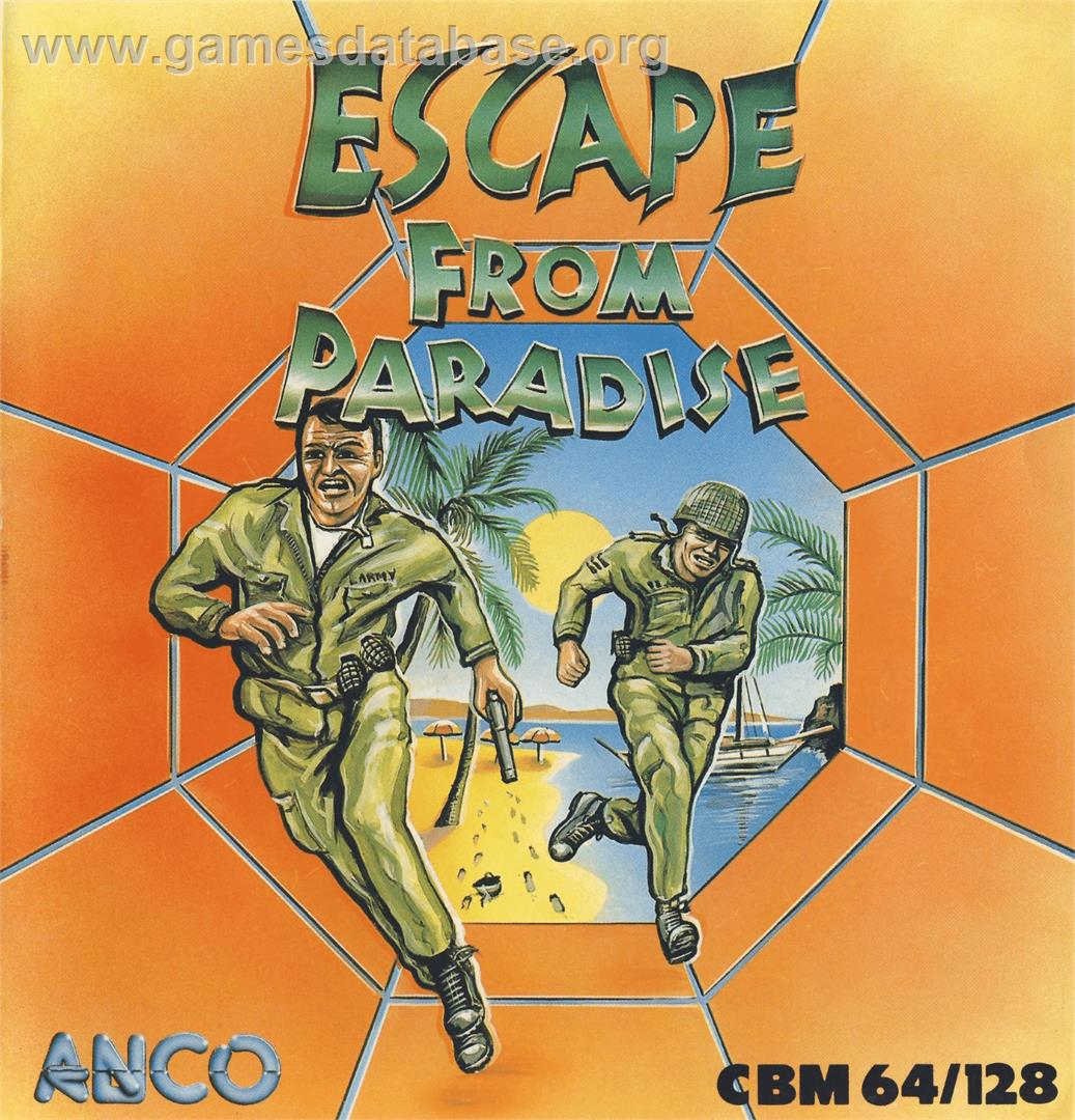 Escape From Paradise - Commodore 64 - Artwork - Box